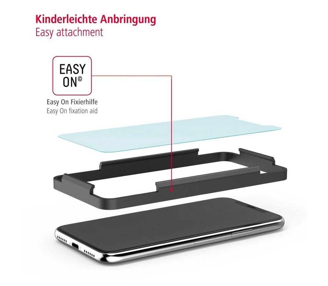 Hama »Displayschutzglas für iPhone 6/6s/7/8/SE 20, mit Blaufilter, antibakterielles Schutzglas«, Displayschutzglas, Displayschutz mit Blaufilter