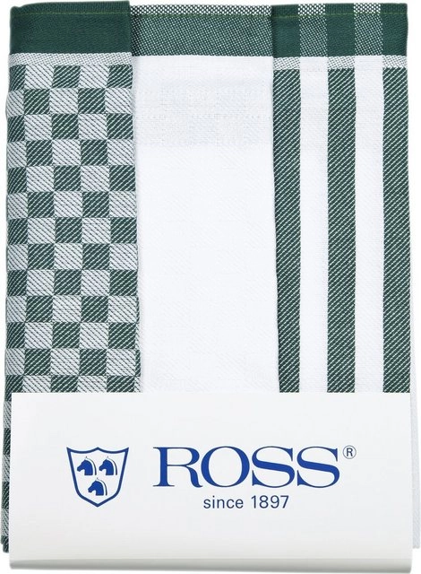 ROSS Geschirrtuch »SUPERIOR«, (Set, 3-tlg., 3x Geschirrtuch 50x70 cm)