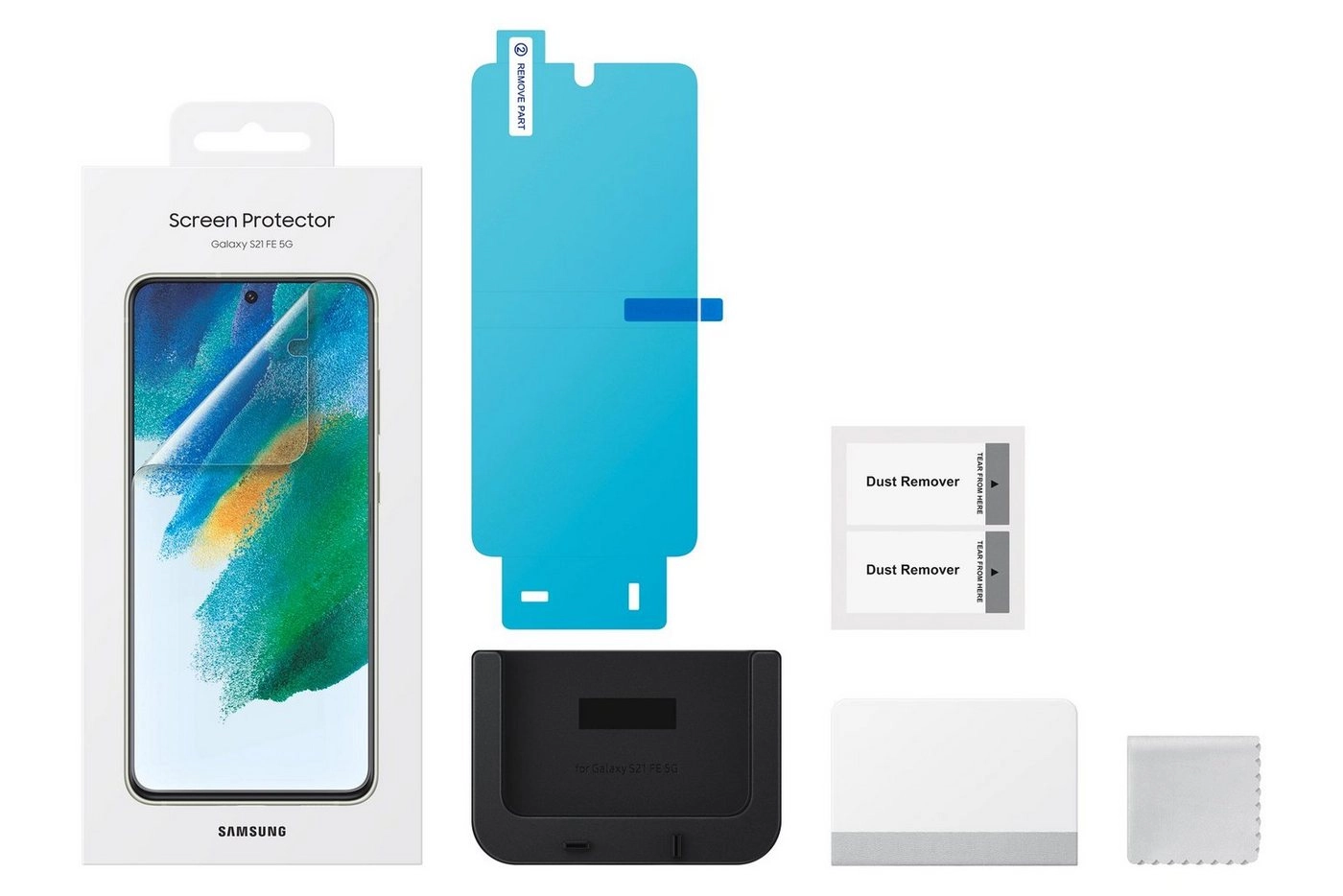 Samsung »Displayschutzfolie (2Stk) - Galaxy S21 FE«, Displayschutzfolie