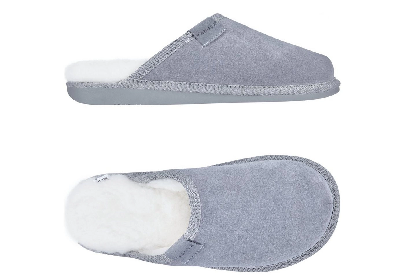 Vanuba »CORRIEDALE Damen« Hausschuh Echtleder Hüttenschuhe/Winter-Hausschuhe/Gefüttert