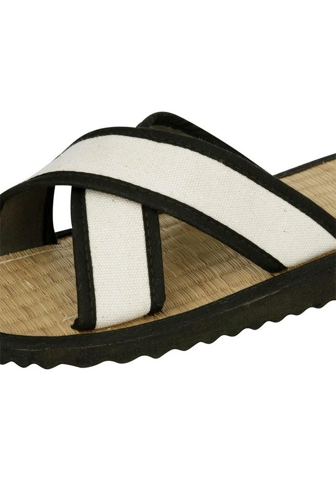 CINNEA »CALI« Sandalette Zimtlatschen, handgefertigt, mit Binsen-Fußbett und Wellness-Zimtfüllung, gegen Hornhaut und Fußschweiß