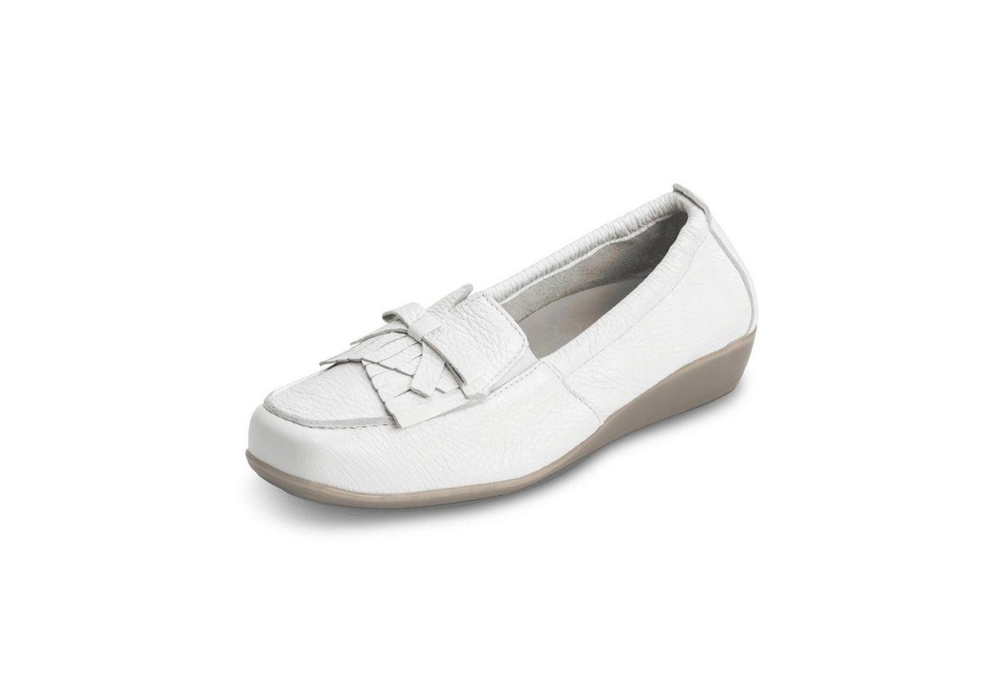 vitaform »Damen Mokassins Hirschleder« Mokassin Damen Leder Slipper im Lack Look - Damen Halbschuh Leder Sommer - Slip on Damen Schuhe für bequemes tragen - Sommerschuhe Damen offen in verschiedenen Farben und Größen