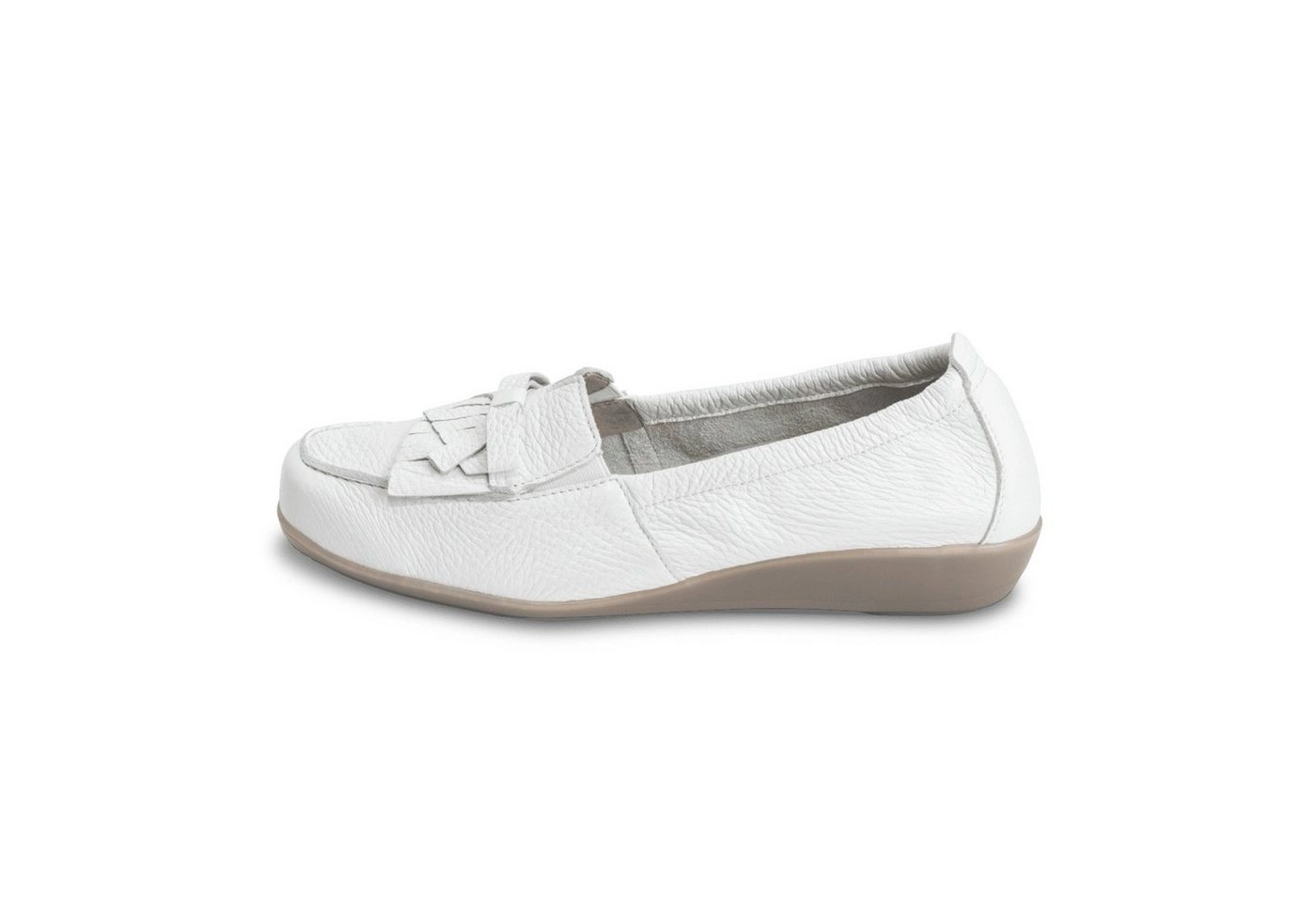 vitaform »Damen Mokassins Hirschleder« Mokassin Damen Leder Slipper im Lack Look - Damen Halbschuh Leder Sommer - Slip on Damen Schuhe für bequemes tragen - Sommerschuhe Damen offen in verschiedenen Farben und Größen