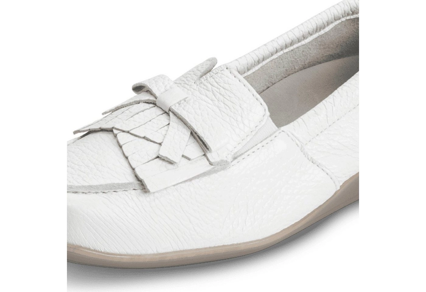 vitaform »Damen Mokassins Hirschleder« Mokassin Damen Leder Slipper im Lack Look - Damen Halbschuh Leder Sommer - Slip on Damen Schuhe für bequemes tragen - Sommerschuhe Damen offen in verschiedenen Farben und Größen