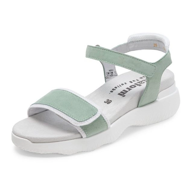 vitaform »Damen Sandalette Leder Samtziege« Sandale Leder Sandaletten für Damen mit Keilabsatz - Damen Sandalen mit Absatz - Sandaletten Damen - Sommerschuhe für Damen in verschiedenen Farben und Größen