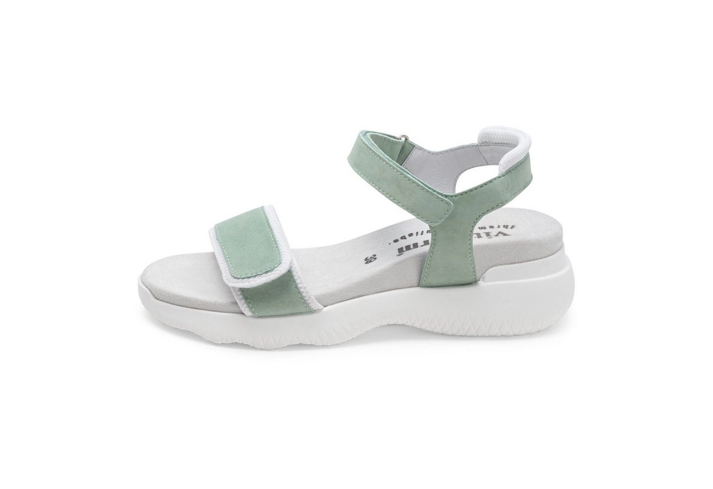 vitaform »Damen Sandalette Leder Samtziege« Sandale Leder Sandaletten für Damen mit Keilabsatz - Damen Sandalen mit Absatz - Sandaletten Damen - Sommerschuhe für Damen in verschiedenen Farben und Größen