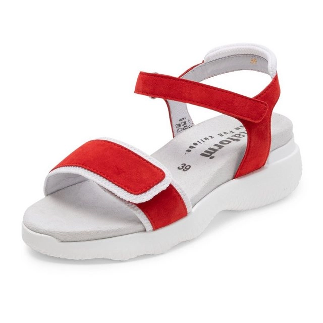 vitaform »Damen Sandalette Leder Samtziege« Sandale Leder Sandaletten für Damen mit Keilabsatz - Damen Sandalen mit Absatz - Sandaletten Damen - Sommerschuhe für Damen in verschiedenen Farben und Größen