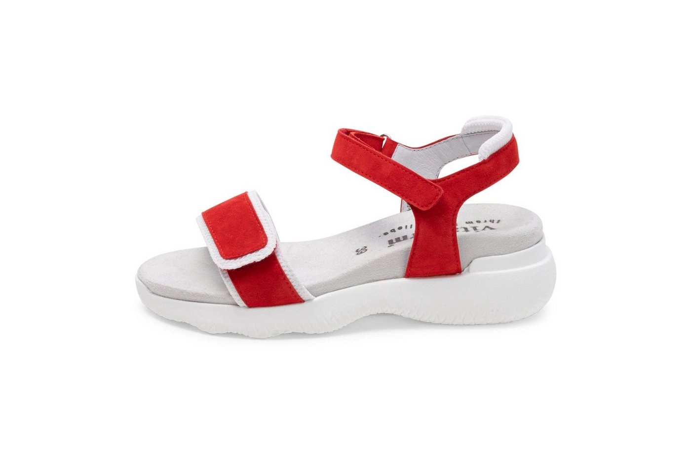 vitaform »Damen Sandalette Leder Samtziege« Sandale Leder Sandaletten für Damen mit Keilabsatz - Damen Sandalen mit Absatz - Sandaletten Damen - Sommerschuhe für Damen in verschiedenen Farben und Größen