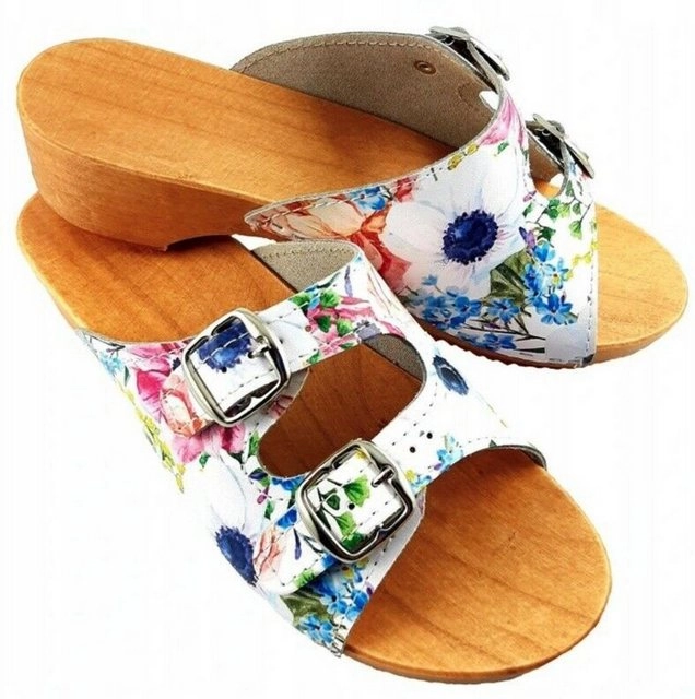 Cloque »Clogs mit floralen Mustern« Clog Outdoor & Garten