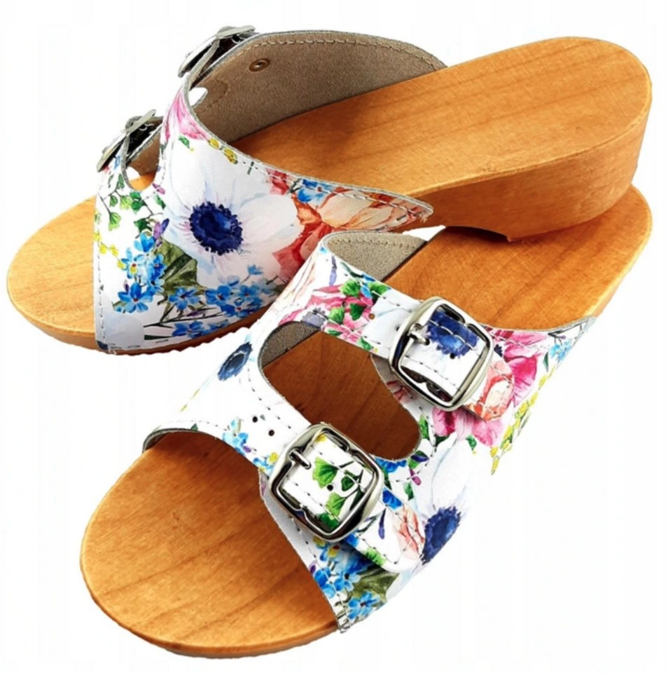 Cloque »Clogs mit floralen Mustern« Clog Outdoor & Garten