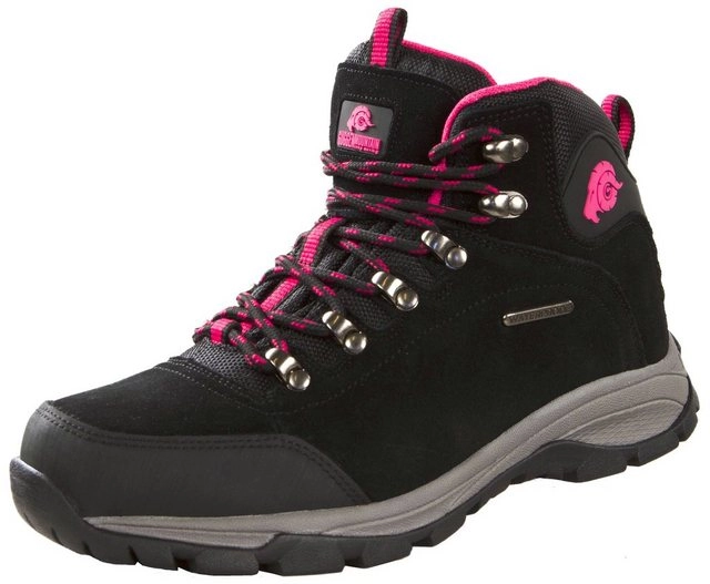 GUGGEN Mountain »Wanderschuh Wanderstiefel Bergschuhe Bergstiefel Winterstiefel Winterschuh M014 in Grau Blau Pink« Wanderschuh Damenwanderschuhe wasserdicht bequem Wanderschuhe Wanderstiefel Bergschuh, Winterstiefel Winterschuh