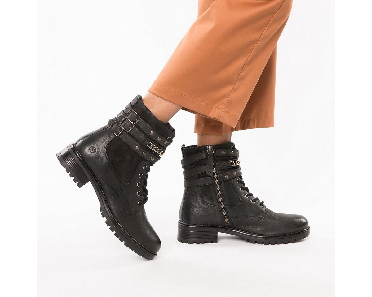 JOLANA & FENENA »J&F Schnürstiefeletten mit Riemchendetails« Schnürstiefelette