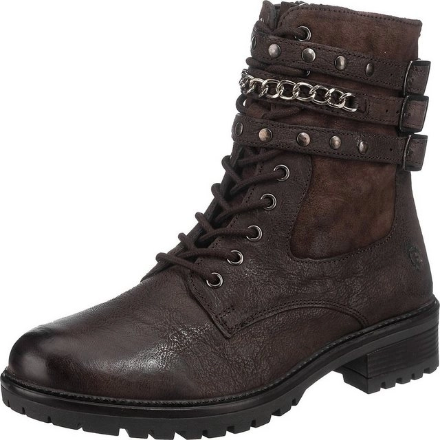 JOLANA & FENENA »J&F Schnürstiefeletten mit Riemchendetails« Schnürstiefelette