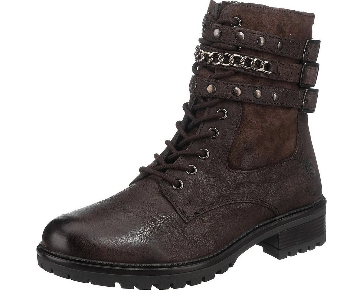 JOLANA & FENENA »J&F Schnürstiefeletten mit Riemchendetails« Schnürstiefelette
