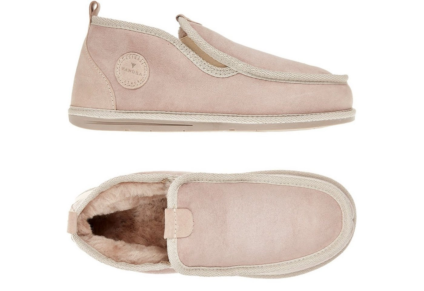 Vanuba »BOND Herren« Hausschuh Echtleder Hüttenschuhe/Winter-Hausschuhe/Gefüttert