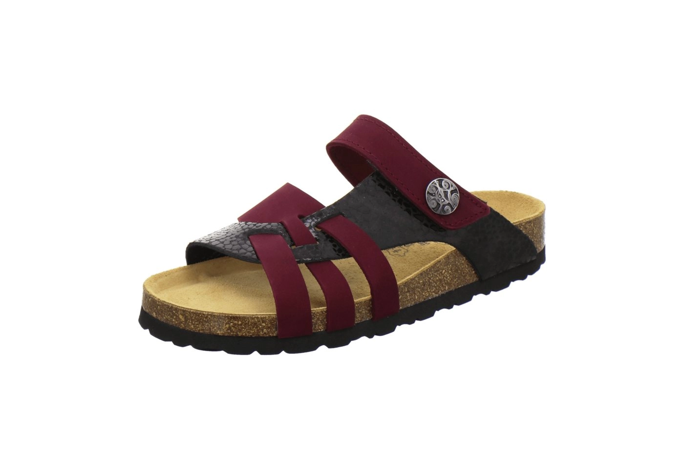 AFS-Schuhe »2120« Pantolette für Damen aus Leder mit Klettverschluss, Made in Germany