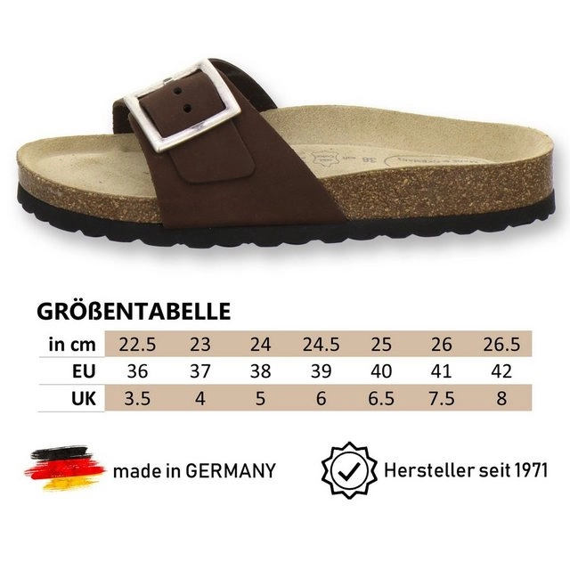 AFS-Schuhe »2112« Pantolette sommerliche Pantoletten für Damen aus Leder, Made in Germany