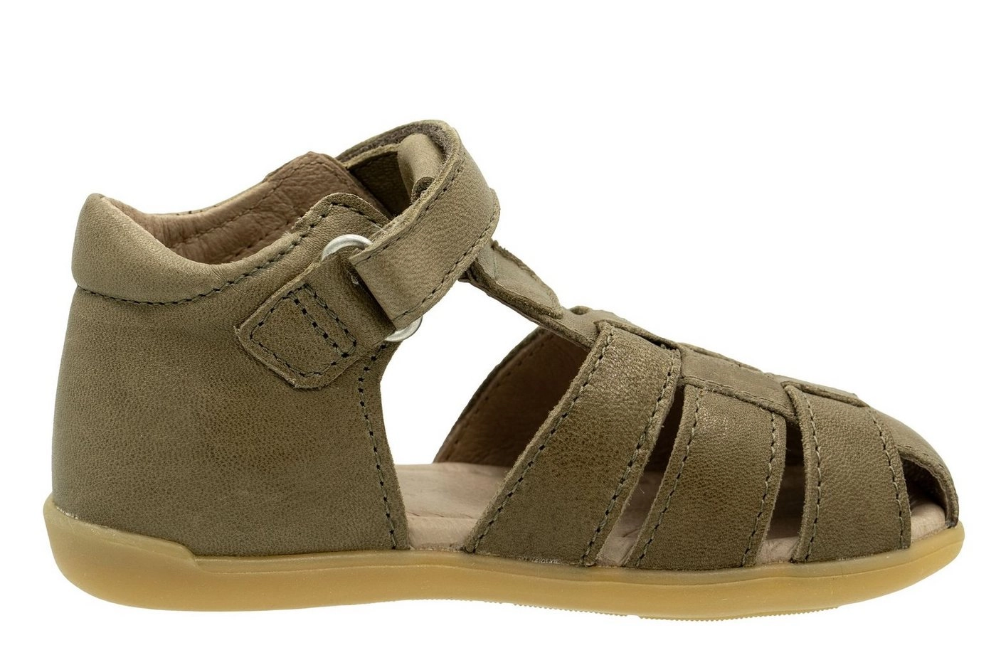 Clic »Clic Sandalen Lauflernschuhe Kleinkind Leder Braun-Grün 9737« Sandalette