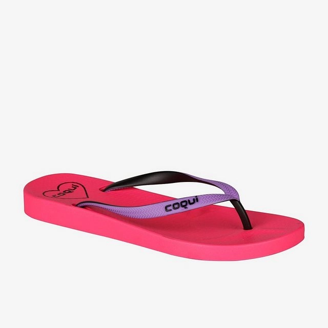 Coqui »Zehentrenner/Flips für Damen COQUI KAJA Lt. fuchsi« Zehentrenner