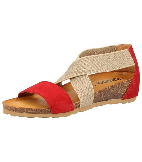 IGI & CO »Sandalen Veloursleder/Textil« Keilsandalette