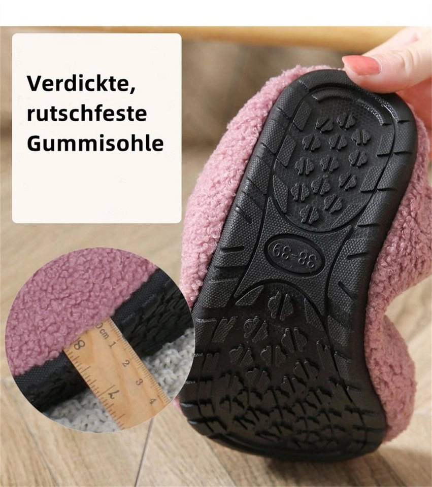 DESI-LEB »Rutschfeste Innenschuhe für Erwachsene aus warmer Baumwolle« Hallenschuh