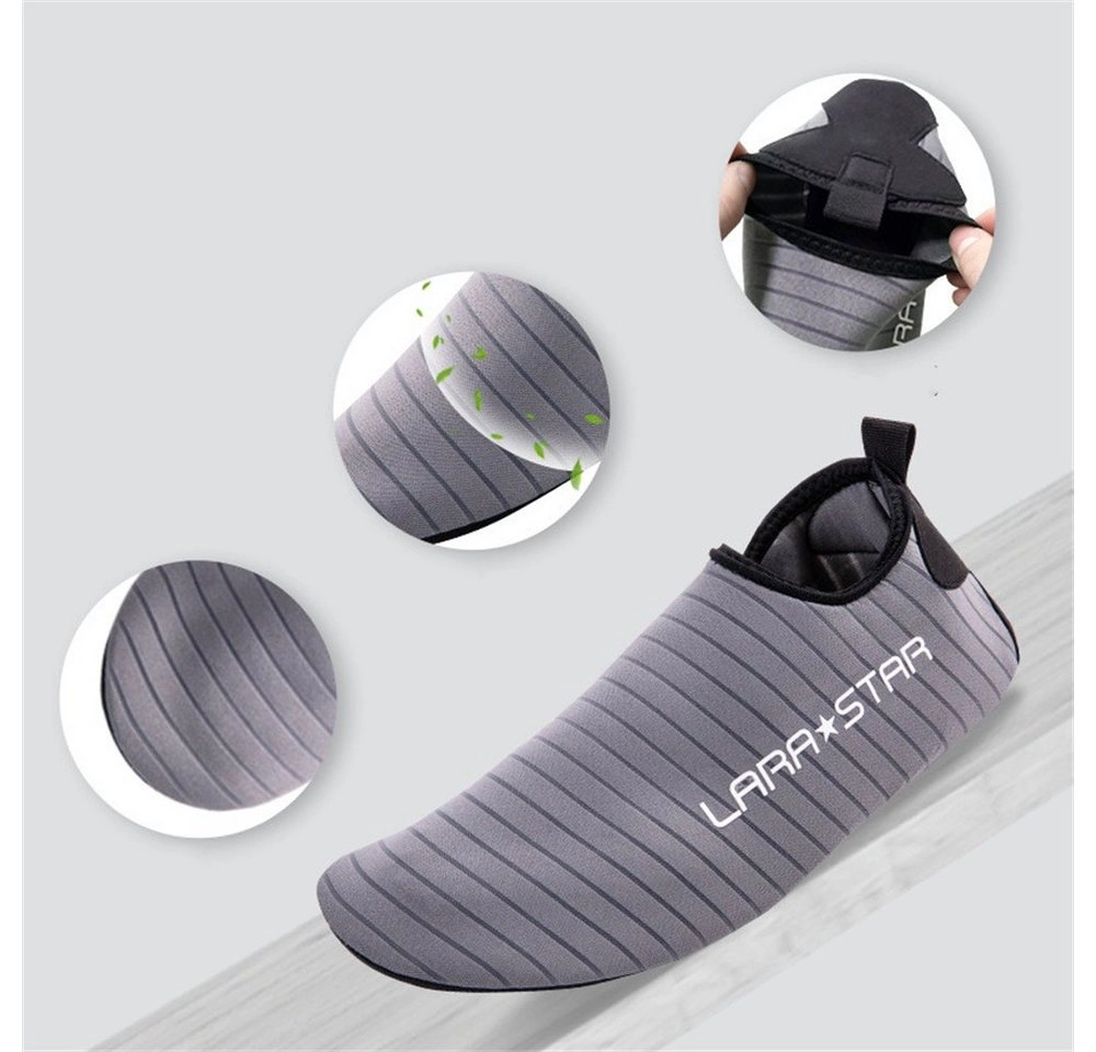 DESI-LEB »Home weiche Sohle leise Anti-Rutsch atmungsaktiv Yoga-Schuhe« Hallenschuh