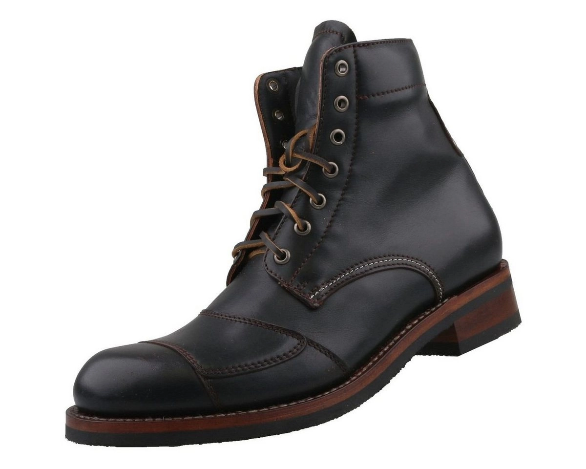 Sendra Boots »17181-Second Hand Negro Cuero Grasa Incolora« Stiefel
