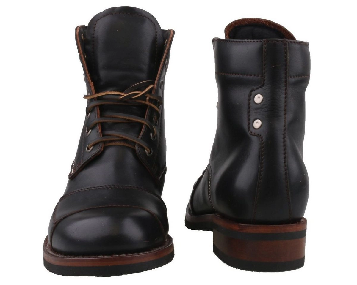 Sendra Boots »17181-Second Hand Negro Cuero Grasa Incolora« Stiefel