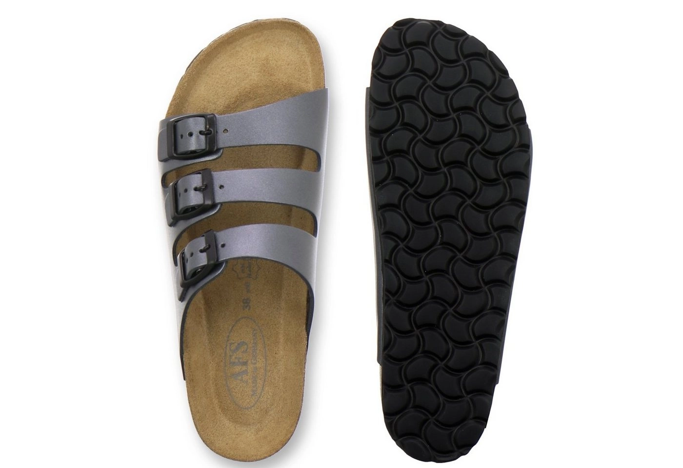 AFS-Schuhe »2133« Pantolette für Damen aus Leder mit Fußbett, Made in Germany