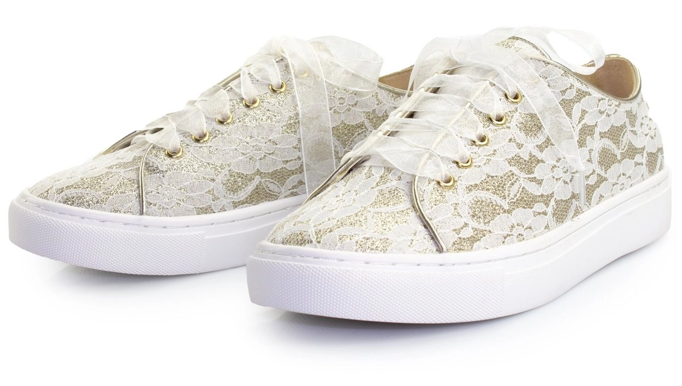 White Lady »937 champagner-spitze« Sneaker
