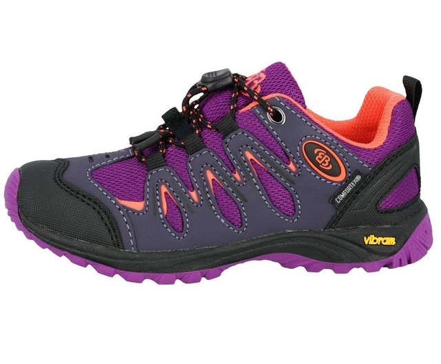 BRÜTTING »Brütting Kinder Outdoor- und Freizeitschuh Expedition Kids 421126 LILA/SCHWARZ/LACHS« Sneaker