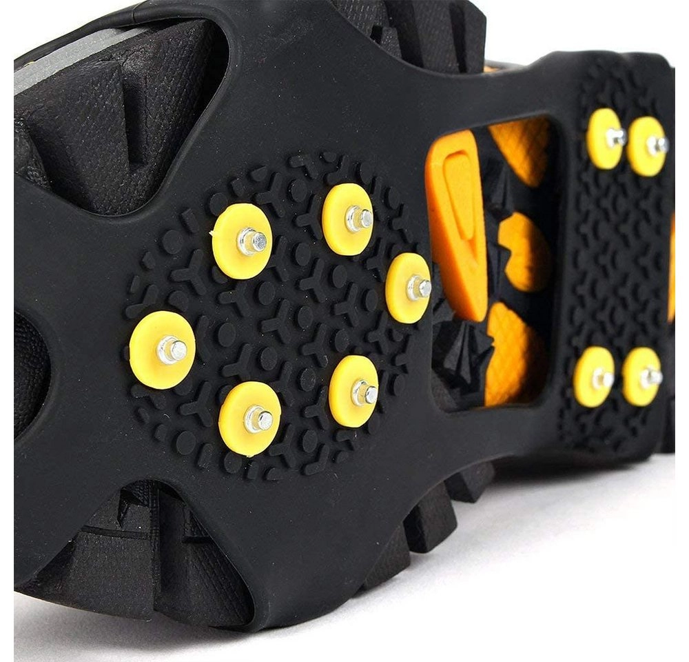 Jormftte »1 Paar Traction Stolen Anti Slip 10-Stud Steigeisen Slip-on Stretch Scheme für Winter Outdoor Sports Klettern« Kletterschuh