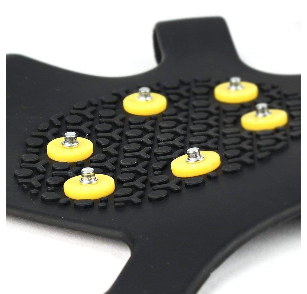 Jormftte »1 Paar Traction Stolen Anti Slip 10-Stud Steigeisen Slip-on Stretch Scheme für Winter Outdoor Sports Klettern« Kletterschuh