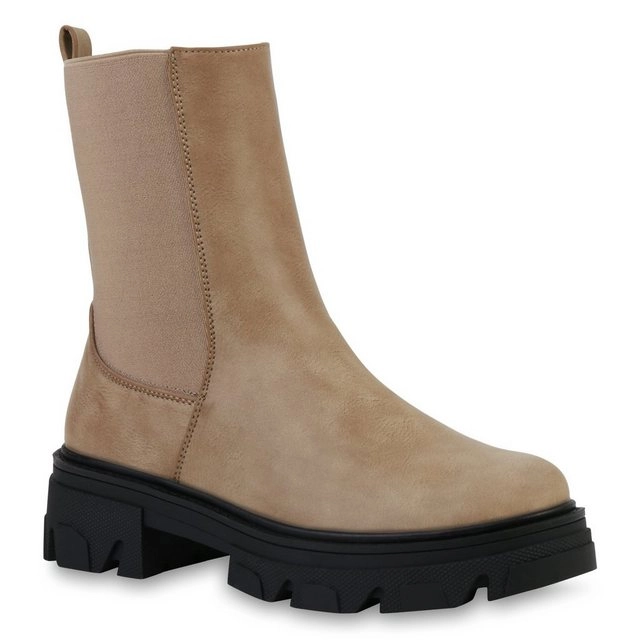 VAN HILL »835598« Plateaustiefelette Bequeme Schuhe