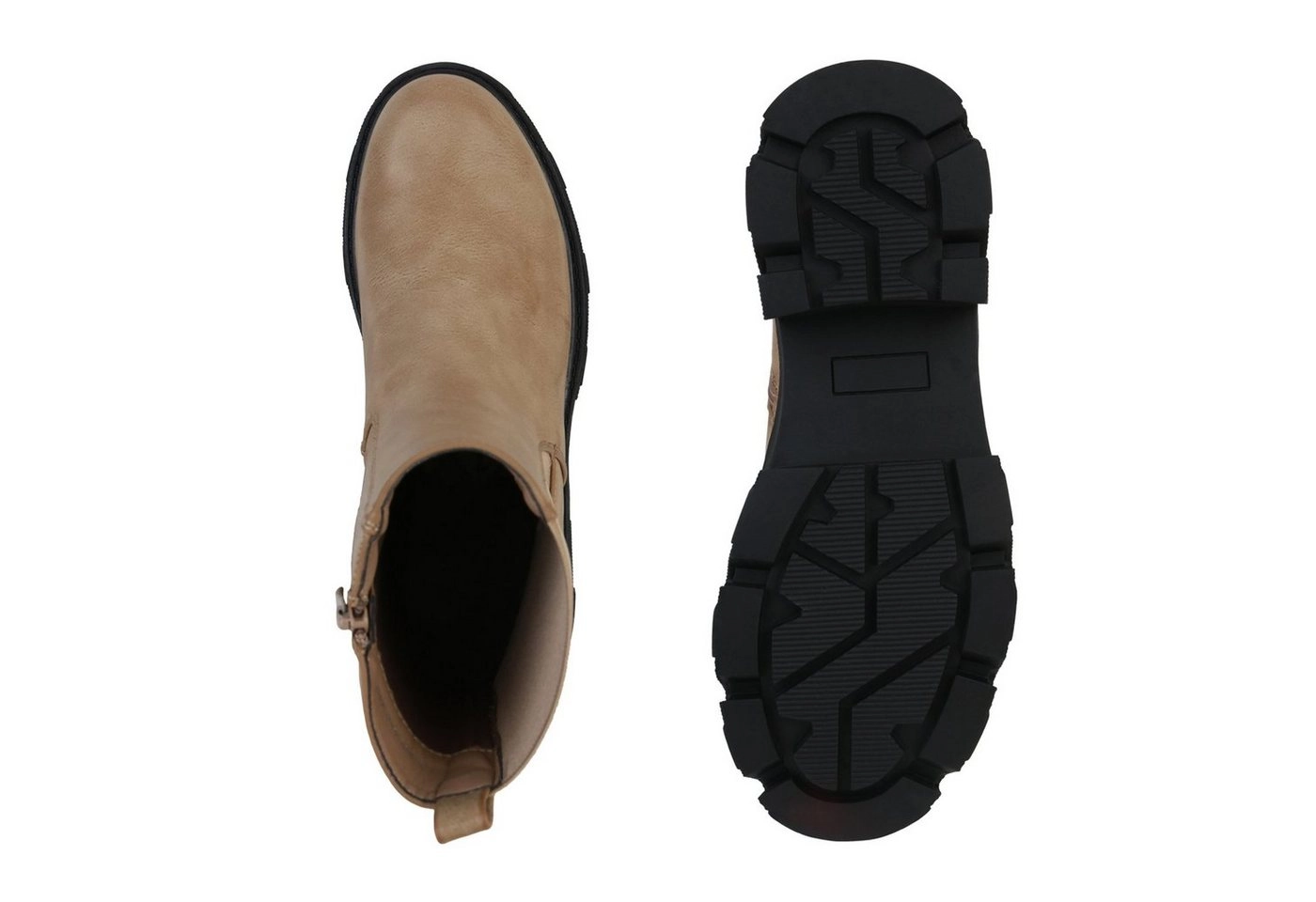VAN HILL »835598« Plateaustiefelette Bequeme Schuhe