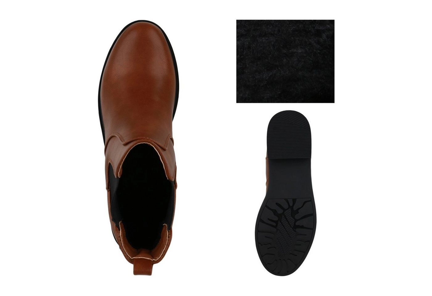 VAN HILL »835402« Chelseaboots Bequeme Schuhe