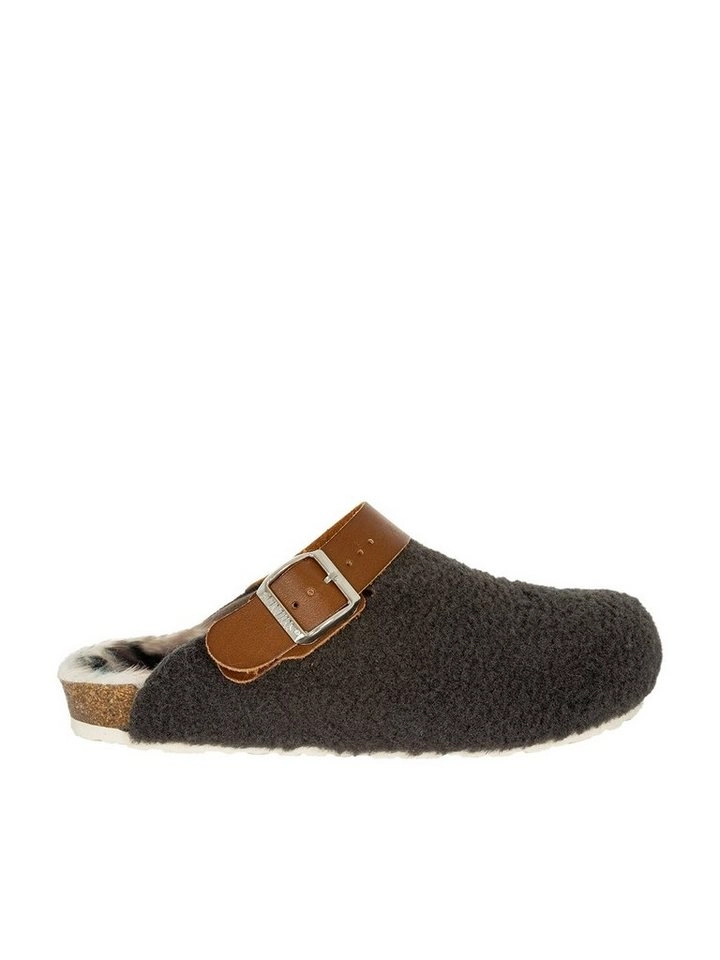 GENUINS »Pantoffel G100111 WOOLAND grau« Pantoffel