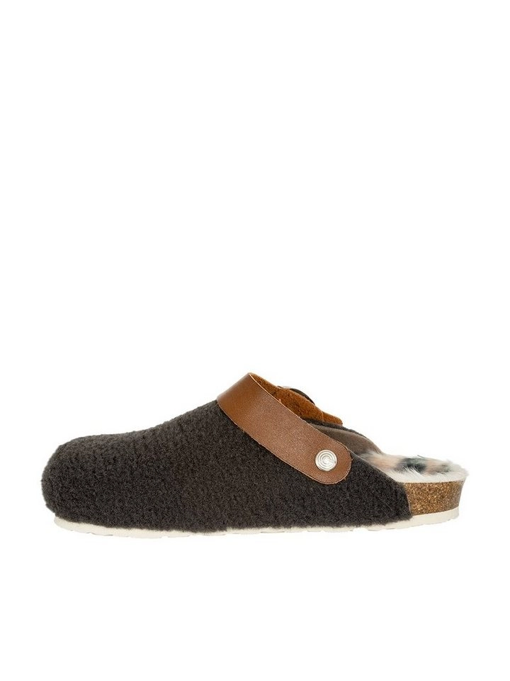 GENUINS »Pantoffel G100111 WOOLAND grau« Pantoffel