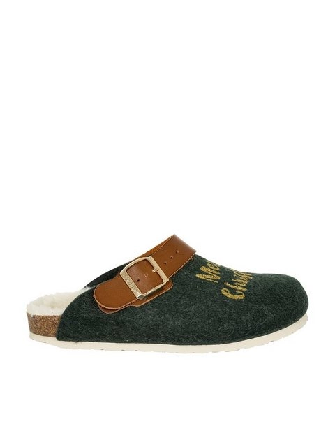 GENUINS »Pantoffel G101388 SHETLAND Xmas green« Pantoffel