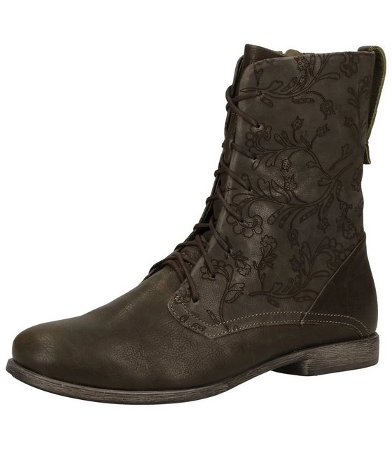 Think! »Stiefelette Leder« Schnürstiefelette
