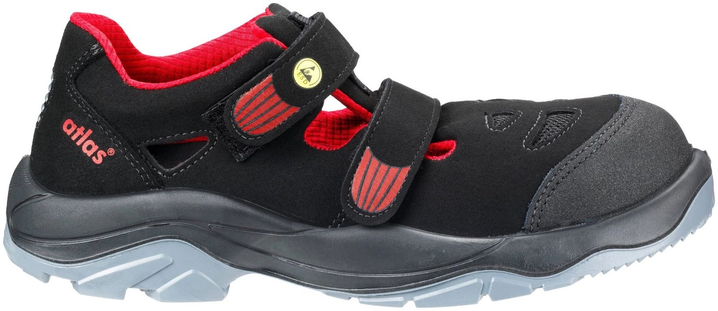 Atlas Schuhe »SL 36 red« Sicherheitsschuh Sandale, Sicherheitsklasse S1