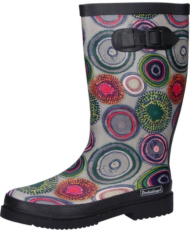 SALIHA »Damen Regenstiefel Anja schwarz/multi« Gummistiefel