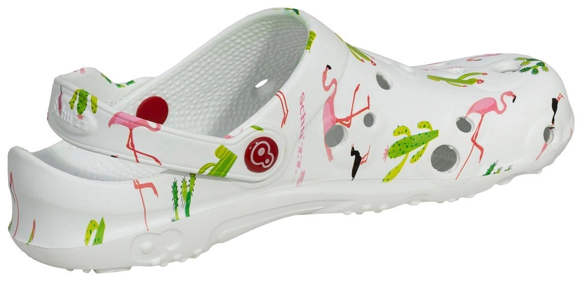 Schuzz »0029« Clog Schuzz Globule Cactus & Flamingo