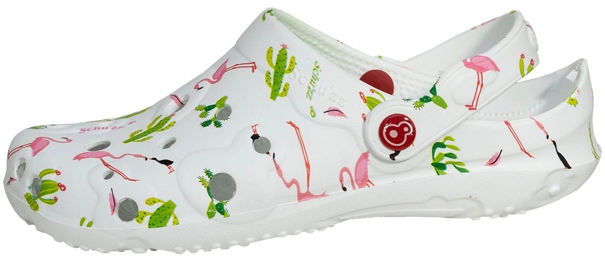 Schuzz »0029« Clog Schuzz Globule Cactus & Flamingo