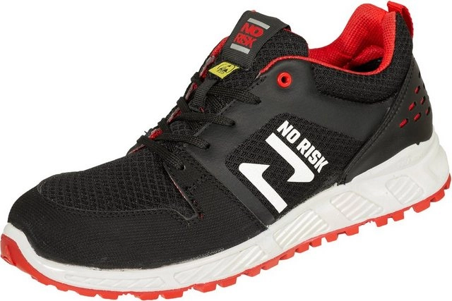No risk »1295-04 No Risk Soul S1P schwarz/rot« Sicherheitsschuh S1P