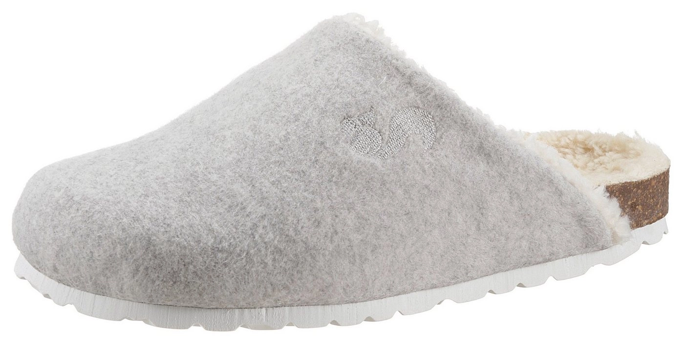 thies Pantoffel mit kuscheligem Warmfutter