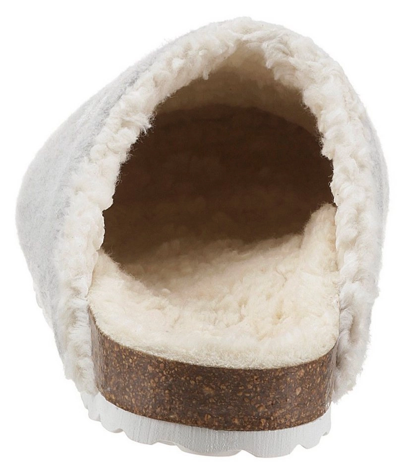 thies Pantoffel mit kuscheligem Warmfutter