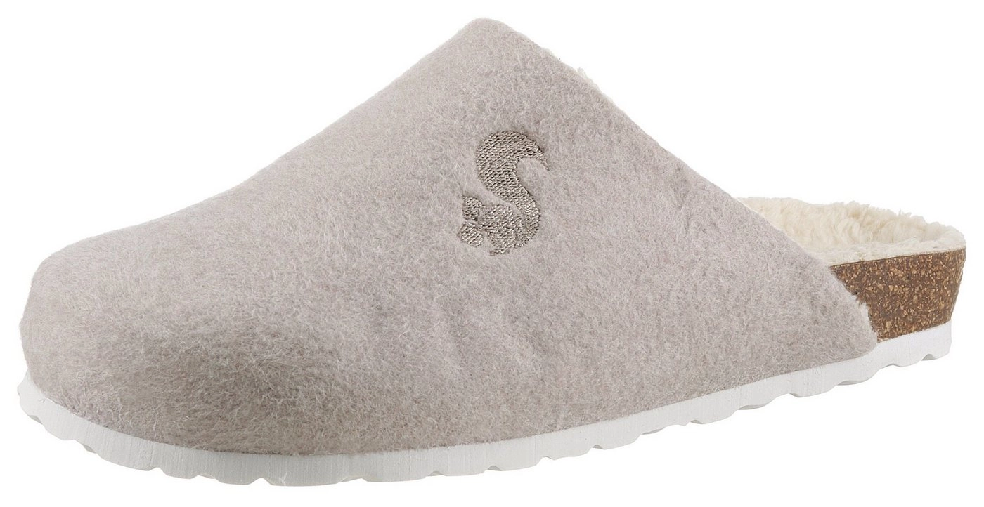 thies Pantoffel mit kuscheligem Warmfutter