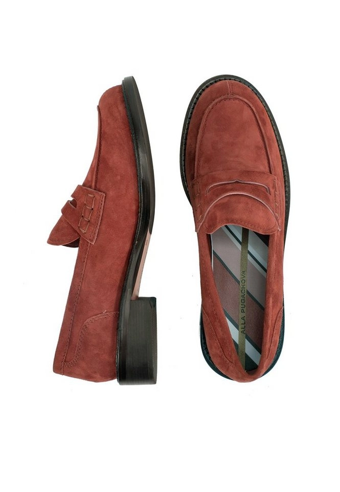 ekonika Slipper aus samtigem Veloursleder