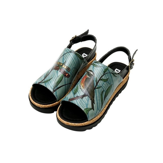 DOGO »You were Born with Wings« Sandalette Vegan